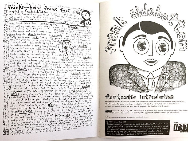 Image of Frank Sidebottom's Bits and Bobbins Activity Book