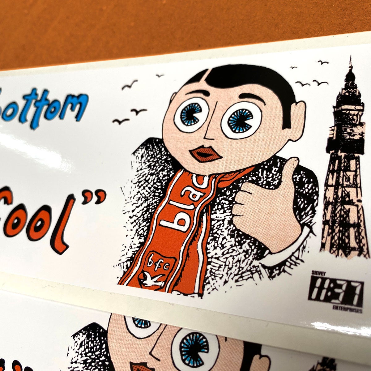 Image of 'Blackpool Fool' Bumper Sticker